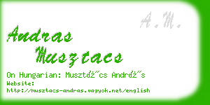 andras musztacs business card